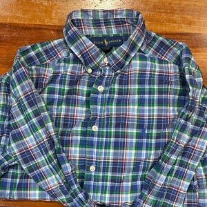 Ralph Lauren Kids Multicolor Plaid Button-Down Shirt